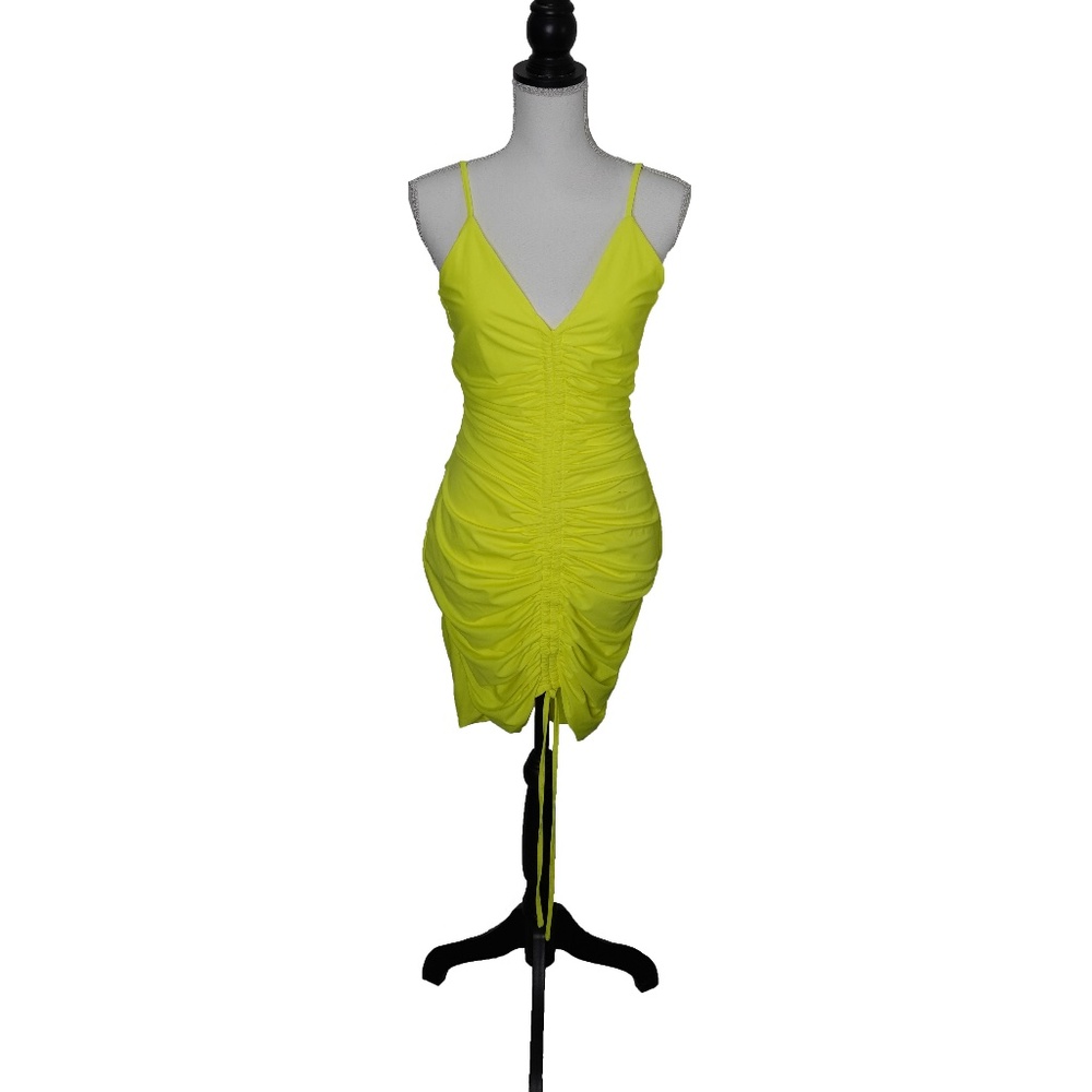 TIGER MIST NEON YELLOW SASHA DRESS